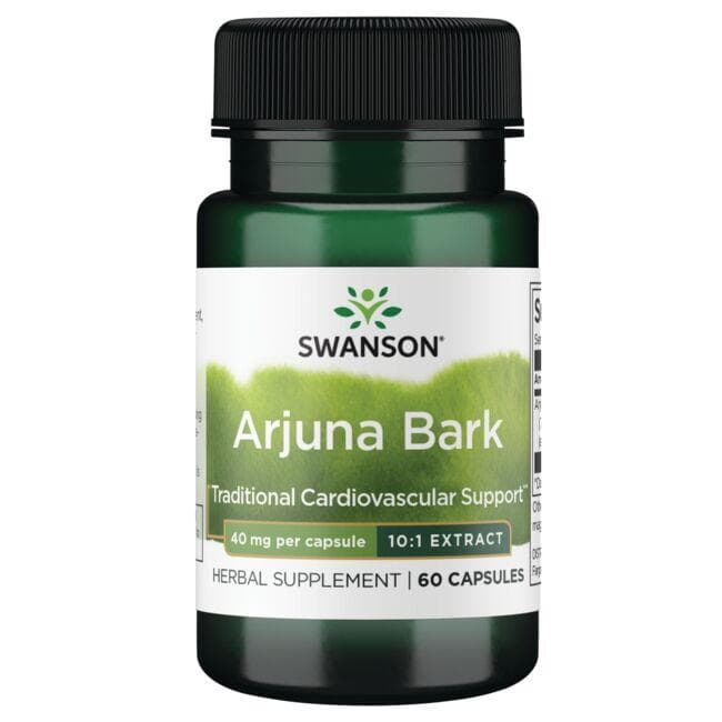 Arjuna Bark 10:1 Extract - Arjunos ekstraktas - 40 mg - N60 - Swanson