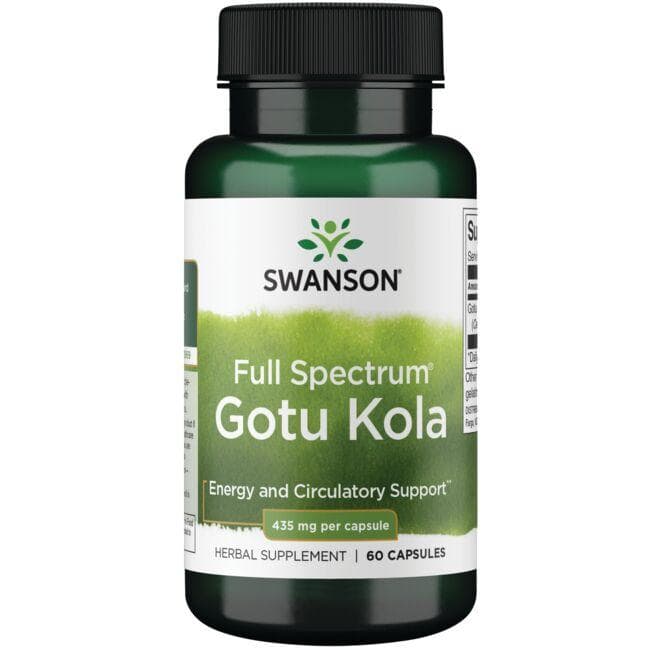 Full Spectrum Gotu Kola - Azijinė centelė - 435 mg - N60 - Swanson