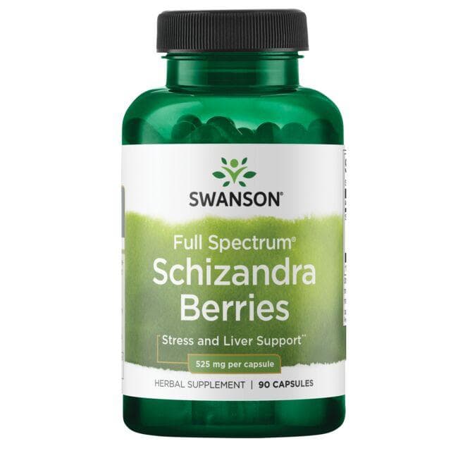 Schizandra Berries - Šizandros uogos - 525 mg - N90 - Swanson