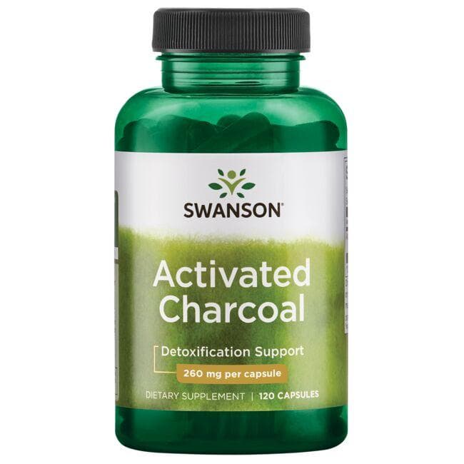 Activated Charcoal - Aktyvuota anglis - 260 mg - N120 - Swanson