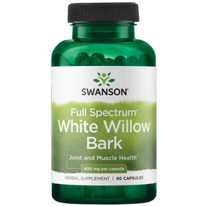 White Willow Bark - Gluosnio žievė - 400 mg - N90 - Swanson - Vaistine1.lt