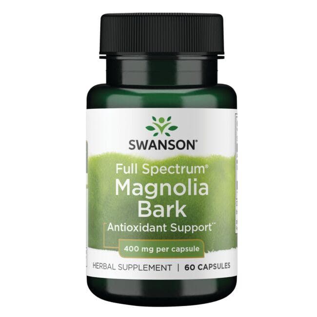 Magnolia Bark - Magnolijos žievė - 400 mg - N60 - Swanson