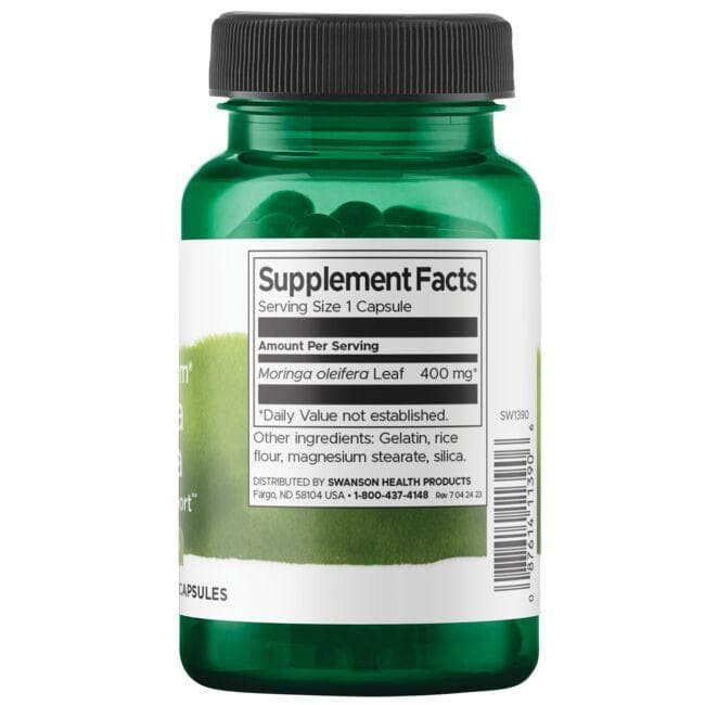 Moringa Oleifera - Aliejinė moringa -  400 mg - N60 - Swanson