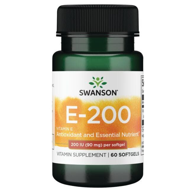 E-200 - Vitaminai - 200 IU - 90 mg - N60 - Swanson