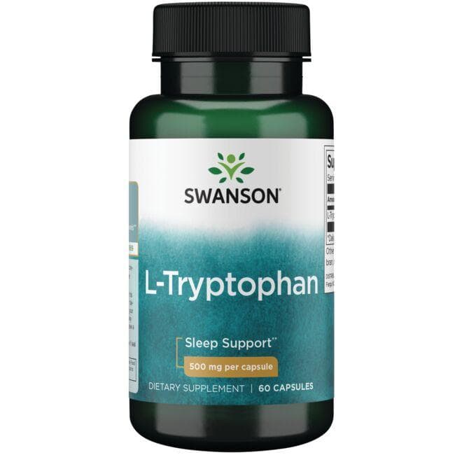 L-Tryptophan - 500 mg - N60 - Swanson