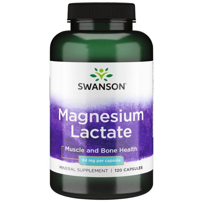 Magnesium Lactate - Magnio laktatas - 84 mg - N120 - Swanson