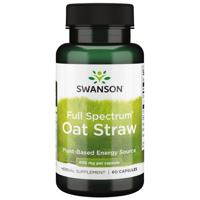 Oat Straw - Avižų šiaudai - 400 mg - N60 - Swanson