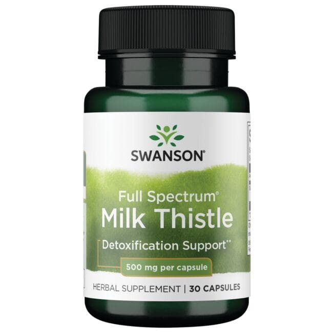 Milk Thistle - Tikrasis margainis - 500 mg - N30 - Swanson