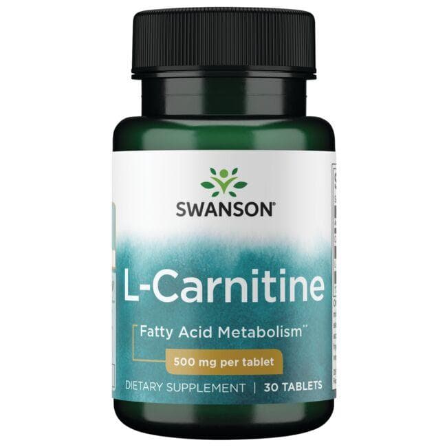 L-Carnitine - Amino rūgštys - 500 mg - N30 - Swanson