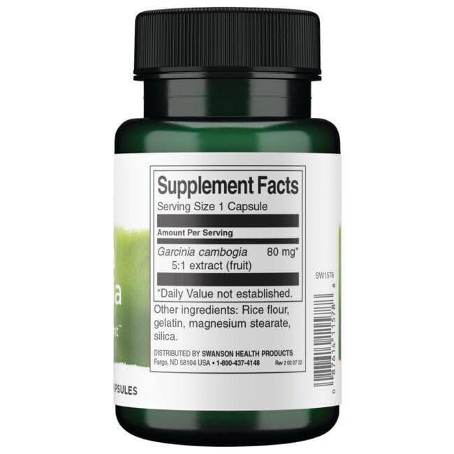 Garcinia Cambogia - 5 : 1 ekstraktas - N60 - Swanson