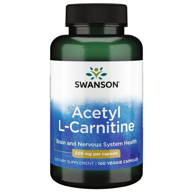 Acetil L-Carnitine - 500 mg - N100 - Swanson