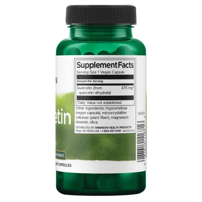 Quercetin - High Potency - 475 mg - N60 - Swanson