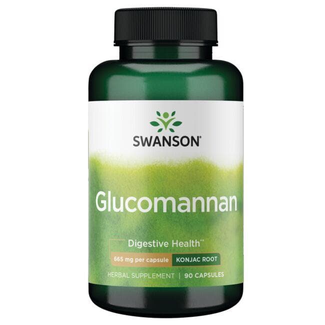 Glucomannan - Leopardinis amorfofalas - 665 mg - N90 - Swanson