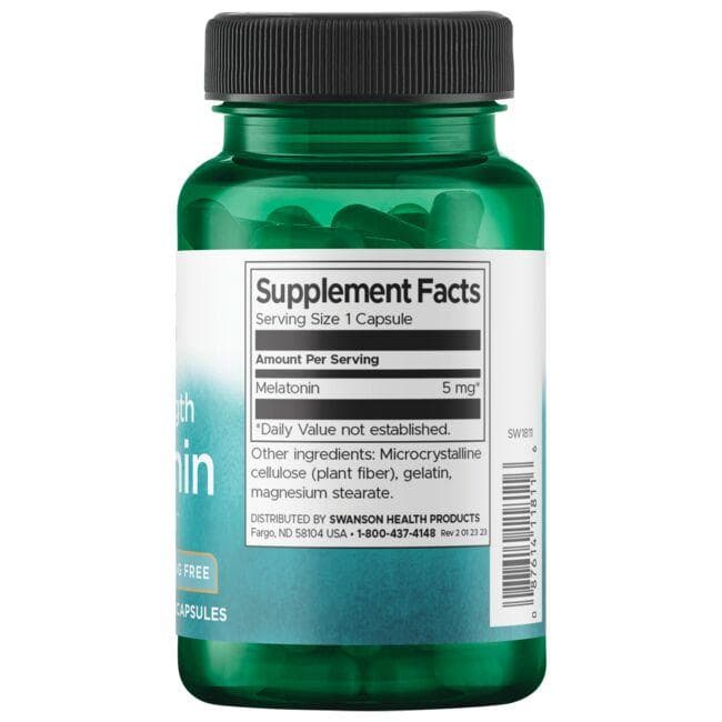 Melatonin - Miegui - 5 mg - N60 - Melatoninas - Swanson - Vaistine1.lt