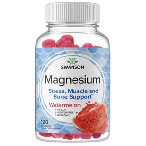 Magnesium Gummies - Magnio guminukai - Arbūzo skonio - N120 - Swanson - Vaistine1.lt