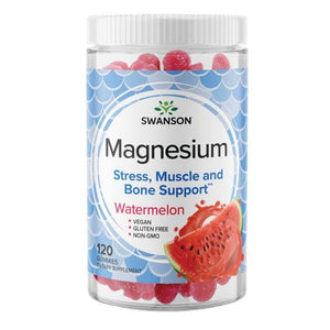 Magnesium Gummies - Magnio guminukai - Arbūzo skonio - N120 - Swanson - Vaistine1.lt