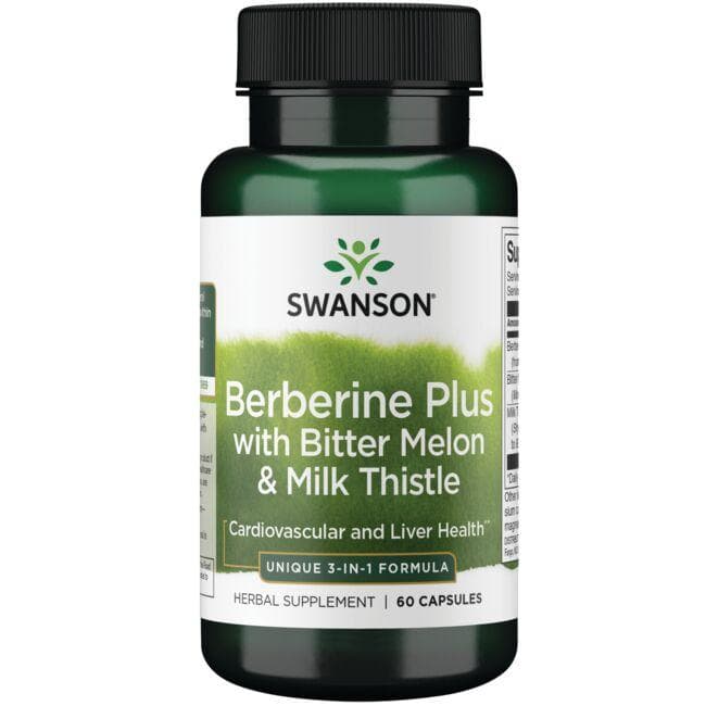 Berberine Plus with Bitter Melon & Milk Thistle - N60 - Swanson