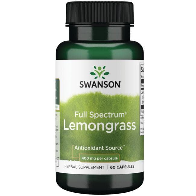 Lemongrass -  Tikroji citrinžolė - 400 mg - N60 -Swanson