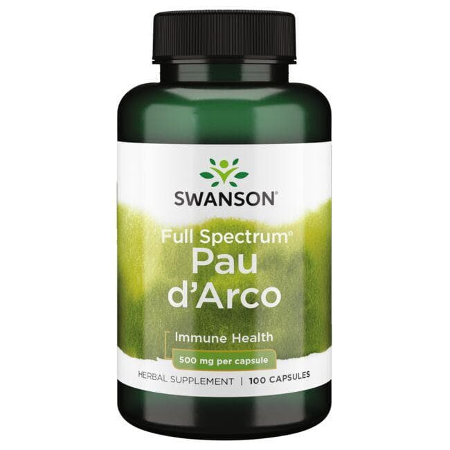 Full Spectrum Pau d'Arco - 500 mg - N100 - Swanson