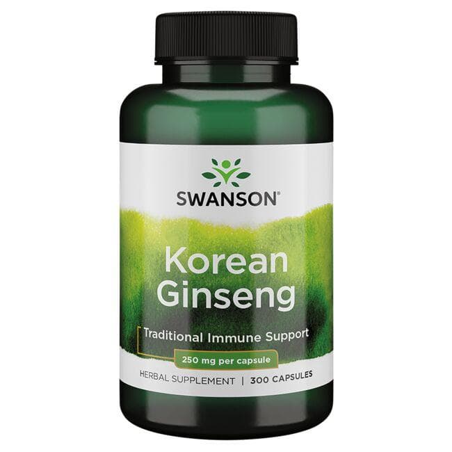 Korean Ginseng - Korėjos ženšenis - 250 mg - N300 - Swanson