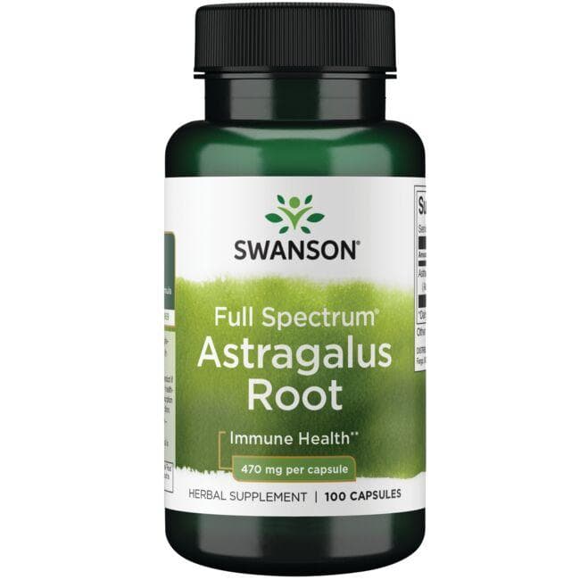 Astragalus Root - Viso spektro - 470 mg - N100 - Swanson