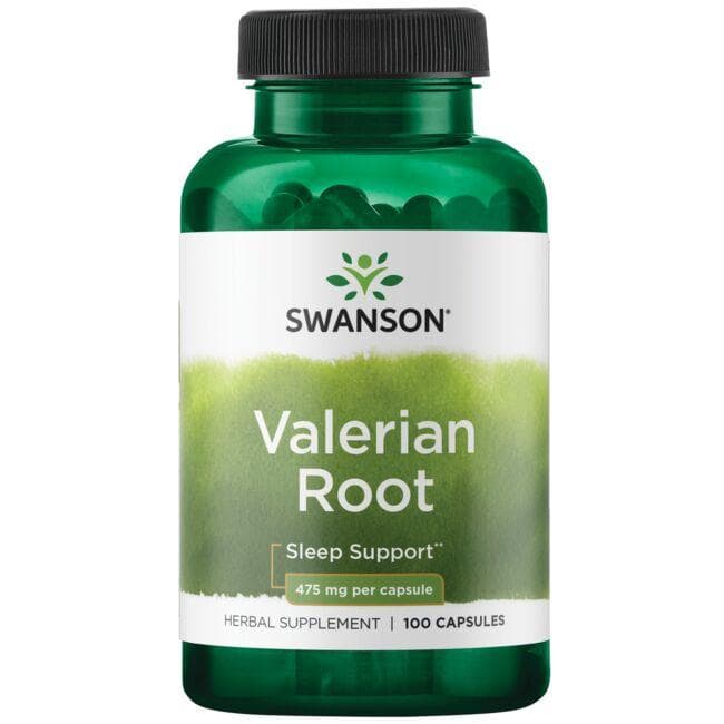 Valerian Root - Valerijono šaknis - Miegui - 475 mg - N100 - Swanson - Vaistine1.lt