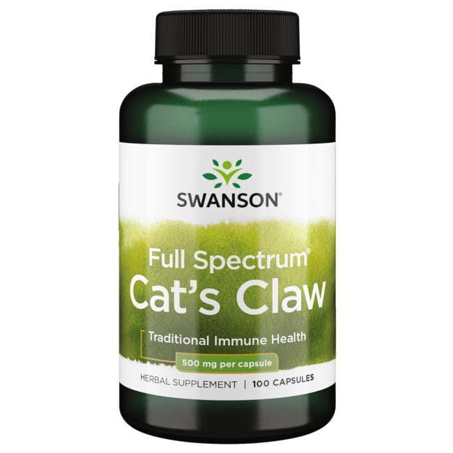 Cat's Claw - 500 mg - N100 - Gauruotoji unkarija - Swanson - Vaistine1.lt