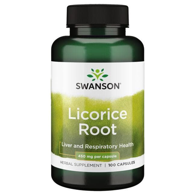 Licorice Root - Saldymedžio šaknis -  450 mg - N100 - Swanson