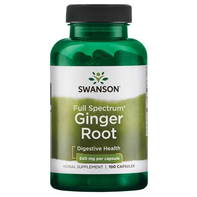 Ginger Root - Imbiero šaknis - 540 mg - N100 - Swanson