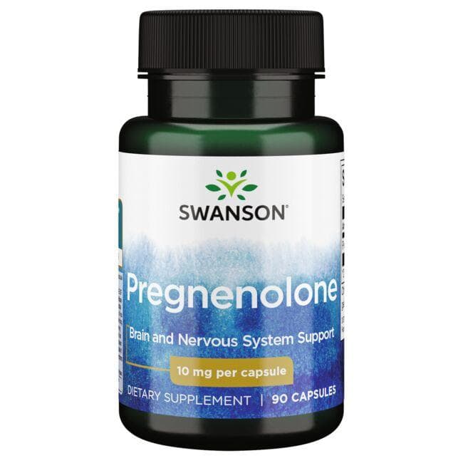 Pregnenolone - Smegenų veiklai - 10 mg - N90 - Pregnenolonas - Swanson - Vaistine1.lt