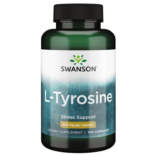 L-Tyrosine - L-tirozinas - 500 mg - N100 - Swanson