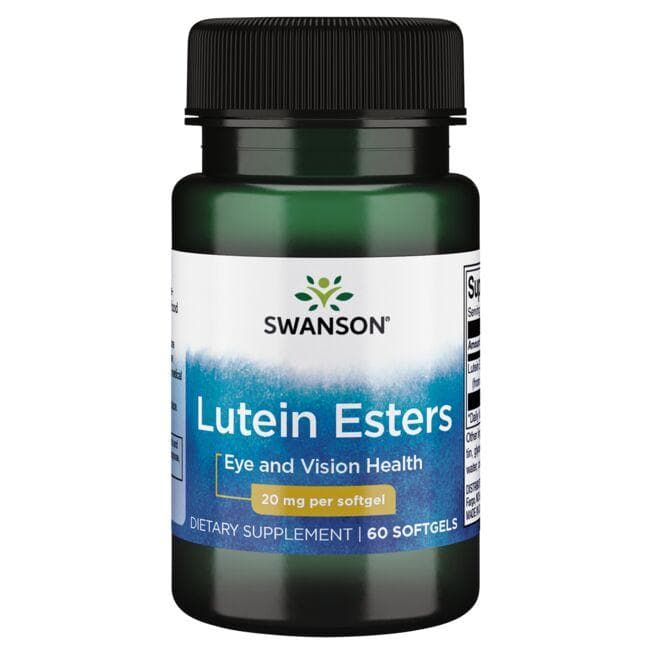 Lutein Esters - Liuteino esteriai - 20 mg - N60 - Swanson - Vaistine1.lt