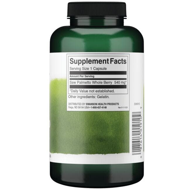 Saw Palmetto - Serenoja - 540 mg - N250 - Swanson