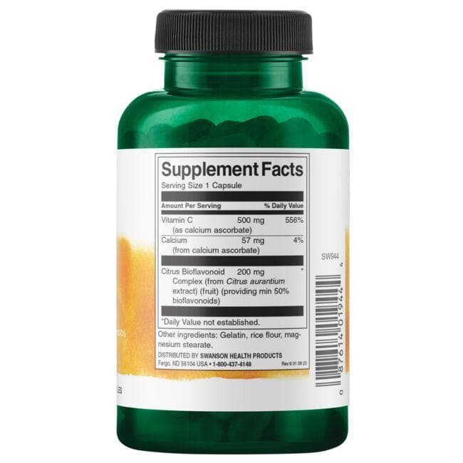 Vitamin C with Bioflavonoids - 500 mg - N100 - Swanson