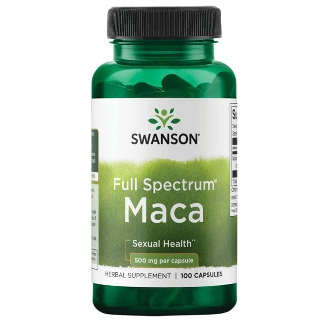 Full Spectrum Maca - Peruvinė Pipirnė - 500 mg - N100 - Swanson