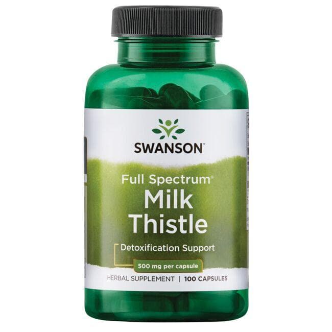 Milk Thistle - Tikrasis margainis - 500 mg - N100 - Swanson