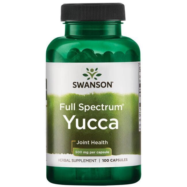 Yucca - Juka - Sąnariams - 500 mg - N100 - Swanson