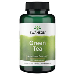 Green Tea - Žalioji arbata - Energijai - Antioksidantas - 500 mg - N100 - Swanson - Vaistine1.lt