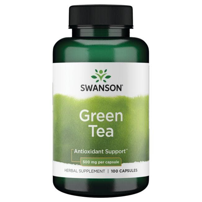 Green Tea - Žalioji arbata - Energijai - Antioksidantas - 500 mg - N100 - Swanson - Vaistine1.lt