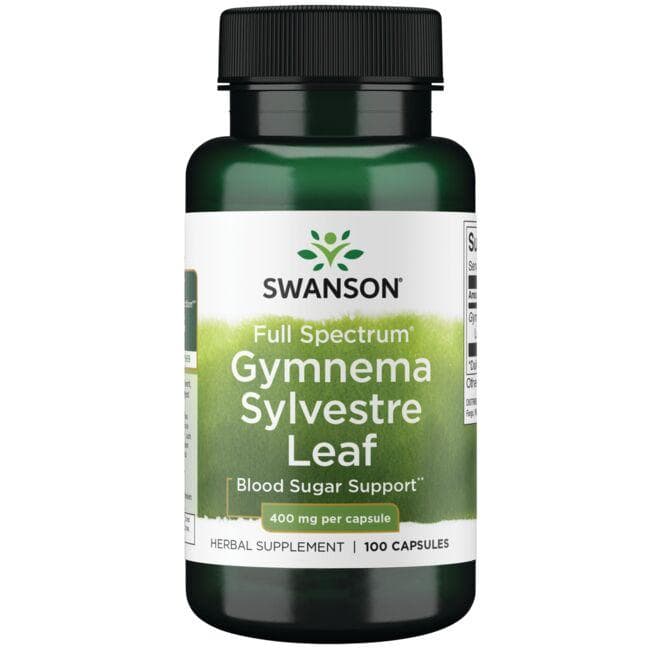 Gymnema Sylvestre Leaf - 400 mg - N100 - Swanson