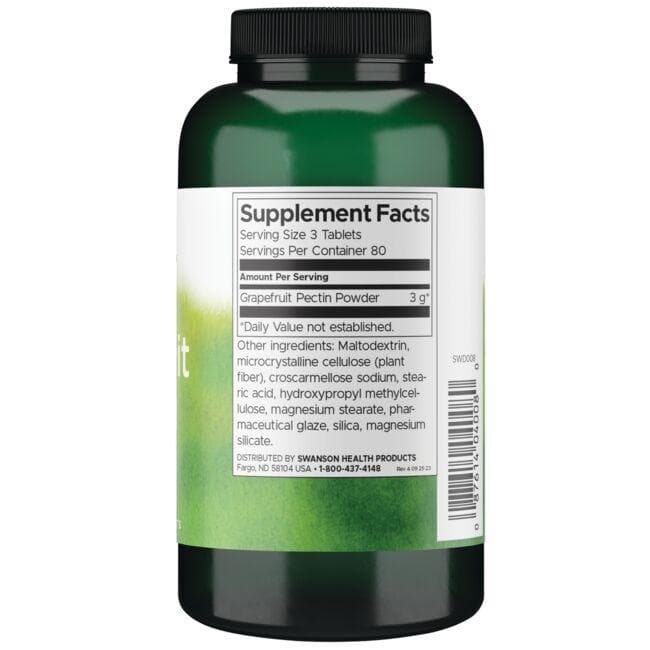 Grapefruit Pectin - Greipfruto pektinas - 1000 mg - N240 - Swanson