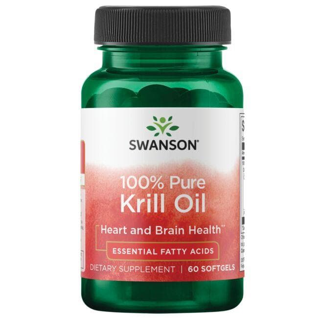 100% Pure Krill Oil - Grynas krilių aliejus - N60 - Swanson