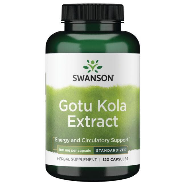 Gotu Kola Extract - Azijinė centelė - 100 mg - N120 - Swanson