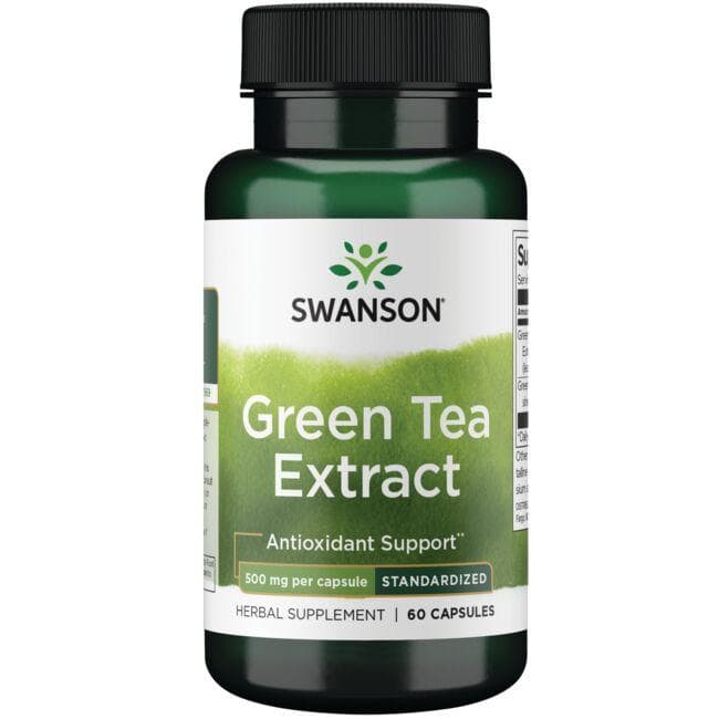 Green Tea Extract - Žalios arbatos ekstraktas - 500 mg - N60 - Swanson