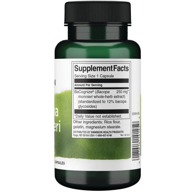 Bacopa Monnieri - 250 mg - N90 - Swanson