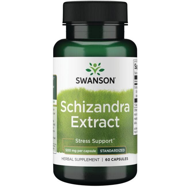 Schizandra Extract - Šizandros ekstraktas - 500 mg - N60 - Swanson