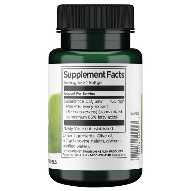 Saw Palmetto - Serenoja - 160 mg - N120 - Swanson