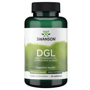 DGL - Saldymedžio šaknų ekstraktas - Virškinimui - 700 mg - N90 - Swanson - Vaistine1.lt