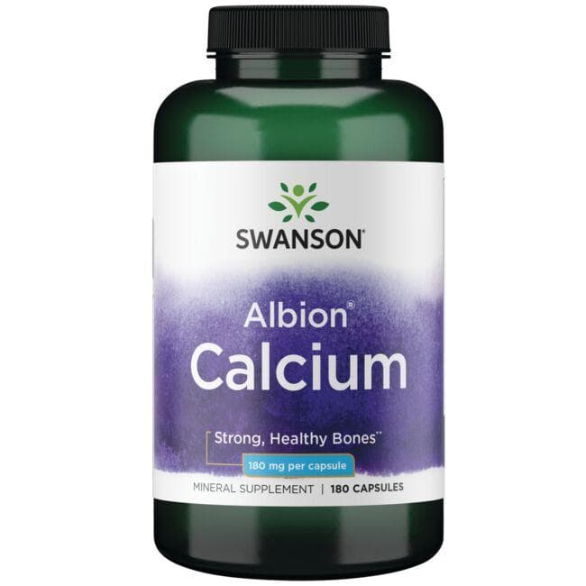 Albion Calcium - N180 - Kalcis - Swanson - Vaistine1.lt