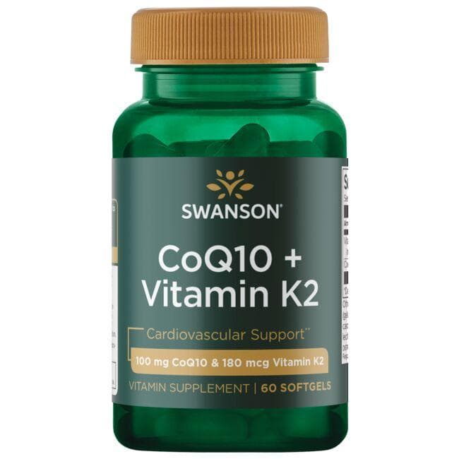 CoQ10 + vitaminas K2  - N60 - Swanson